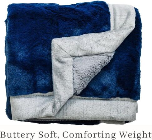 SARANONI | Navy/Gray XL Blanket in Saudi Arabia
