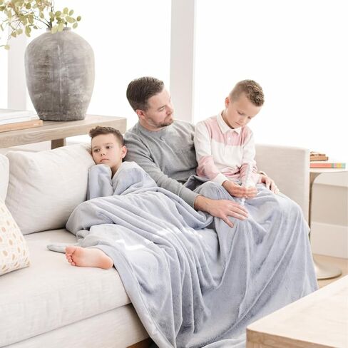 SARANONI | Navy/Gray XL Blanket in Saudi Arabia