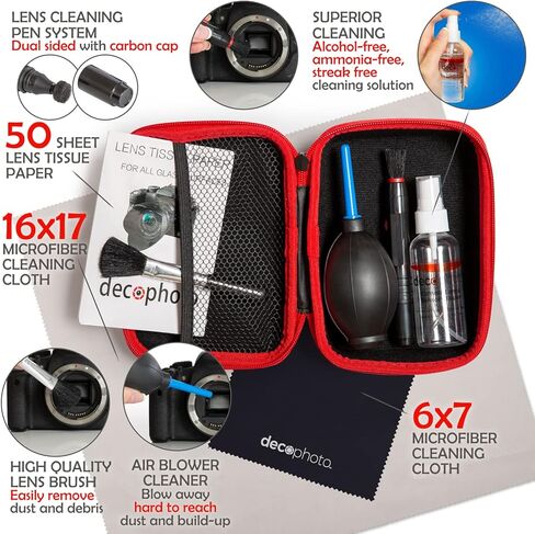 DJI Osmo Mobile 6 Smartphone Gimbal Stabilizer (Black) Accessory Bundle with 2 YR CPS Enhanced Protection Pack, LED Ring Light, Lexar 64GB MicroSDXC Memory Card and Cleaning Kit in Saudi Arabia
