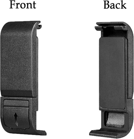 باب جانبي بديل لـ GoPro Hero 10 Hero 9، غطاء بطارية بلاستيكي فاخر قابل للإزالة من نوع POM، غطاء محول منفذ شحن من النوع C، جزء إصلاح ملحقات مدونة الفيديو للكاميرا مع قابس الغبار in Kuwait