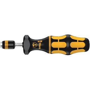 Wera 05074730001 Kraftform ESD 7440 Hexagon Torque Screwdriver, 1/4" Head, 0.3-1.2 Nm Variable Torque Adjustment Range