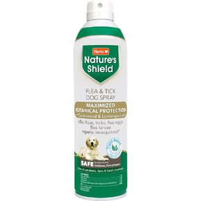 Hartz Nature’s Shield Flea & Tick Spray Treatment for Dogs, Natural and Effective Flea & Tick Prevention and Protection for Dogs with Cedarwood and Lemongrass Oil, 14 Ounces