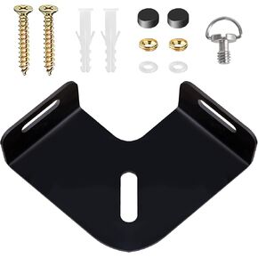 Universal Corner Mount for Wyze Camera Pan V2, V3, Corner Wall Mounts for Wyze Cameras Indoor Outdoor, Mounting Kit for Home Camera(Black)