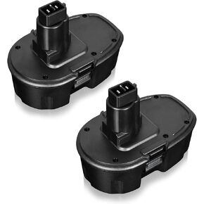 2Packs 4.5Ah Ni-MH Battery Replacement for Dewalt 18 Volt Battery XRP DE9096 DE9098 DW9095 DW9096 DW9098 DE9503 DC9099 dc9098 DE9039 DE9095 Compatible with 18V Cordless Power Tools