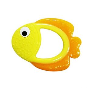 Teething Toys 3-6 Months, Teethers for Babies 3-6 6-12 Months for Teething Relief, Baby Teether Teething Toys 100% Silicone, Newborn Infant Sensory Baby Toys 0-6 Months,bebe mondo (Goldfish)