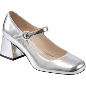 Marc Fisher LTD Women's NESSILY Pump, Silver 040, 9