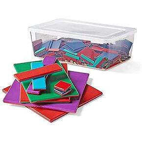hand2mind Plastic Algebra Tiles Class Set, Algebra Manipulatives, Algebra Tiles X and Y, Linear Algebra, Algebra Tools, Tiles Learning, Algebraic Tiles, Algebra Classroom (Set of 30)