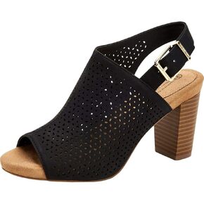 Giani Bernini Womens Jabril Faux Leather Sling Back Heel Sandals