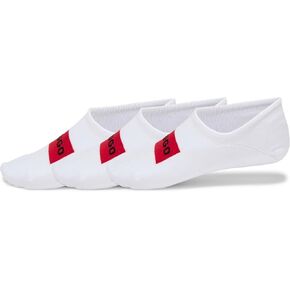 HUGO Men's 3-Pack Patch Logo Ankle Socks