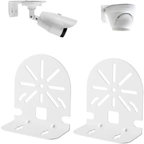 CCTV Security Dome IP Camera Mounting,DaHua Hikvision Dome Cameras Bracket，L-Shape Dome Camera Bracket，with Wall Stickers (2 Pack)
