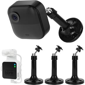 All-New Blink Outdoor Camera Mount, Compatible with Blink 4th and 3rd Gen Outdoor Camera,3 Pack 360 Degree Adjustable Mount with Blink Sync Module 2 Outlet Mount