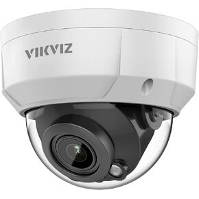 Starlight 8MP IP PoE AI Camera,5X Optical Zoom with 196ft Night Vision, Human & Vehicle Detection,Audio Alarm in/Out Ports for Two-Way Audio Instant Alarm,IVS,SD Card Slot,WDR,IP67,4K Security Camera