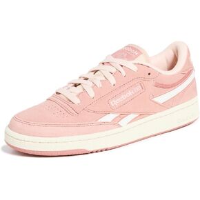 Reebok Women's Club C Revenge Sneaker, Pink Clay/Pink Clay/Chalk, 9.5
