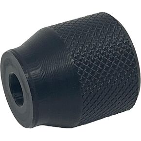 Short Stubby Knob for Dewalt DW735 & DW735X Lunchbox Planer Crankwheel - Made in USA - Space Saving Replacement (Black)