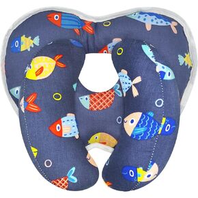 XIGGA U-Shaped Banana-Shaped Two-in-One Pillow for Infant Travel Car Seat, Used to Support and Protect Your Baby Sleeping Strollers Pillows