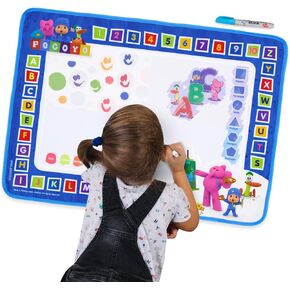 LUPPA Pocoyo Montessori Busy Board - Preschool Learning Fun with Alphabet & Numbers, Ideal Educational Travel Toy for 3-4 Year-Olds (Busy Board)