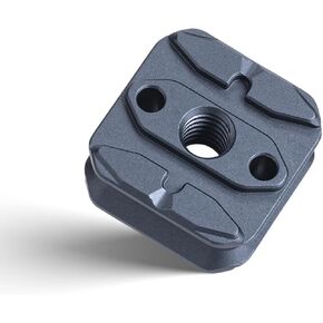 EACHSHOT FALCAM F22 Dual Head Quick Release Plate Aluminum Alloy Adapt to 1/4" Screw+ Suitable for Dual-Head Connection Monitor Mount Mobile Phone Extension F22A4408