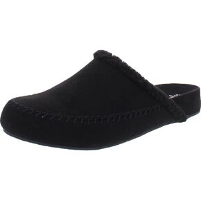 Style & Co. Womens Brooklynn Faux Fur Lined Moc Toe Slide Slippers