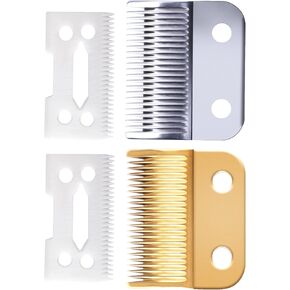 1037-400 Replacement Clippers Blades Compatible with Wahl 30-15-10,Professional Animal Standard Adjustable Blade Set,Ceramic Dog Blade Set,2 Set