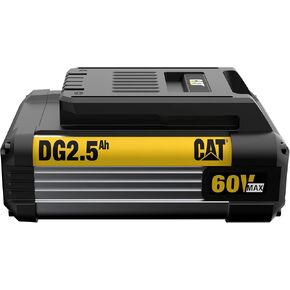 CAT® 60V 2.5Ah Lithium-ion Battery - DG6B25, Black, Yellow