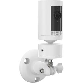 HOLACA Adjustable Wall Mount Compatible with Pan Tilt Camera Mount Camera Indoor/Outdoor Perfect View Angle White