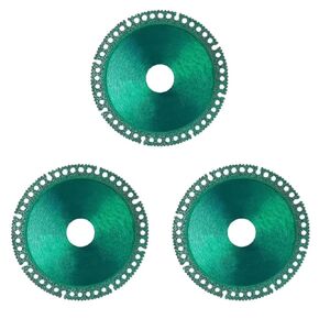 3 PCS 4-Inch Indestructible Discs - Composite Multifunctional Cutting Saw Blades for 7/8 Inch Angle Grinders, Cut Everything in Seconds for Smooth Cutting, Chamfering, and Grinding All Materials.