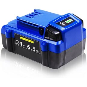 FSKE 6.5Ah Lithium Battery Replacement for Kobalt 24V Battery KB624-03 KB524-03 KB424-03 Compatible with Kobalt 24V Cordless Power Tools