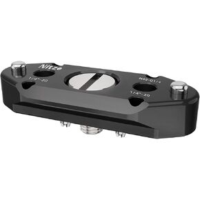 Nitze NATO Rail with 1/4" Screw and Removable Locating Pins - N49-D1/4
