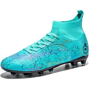 Mens Womens Soccer Cleats Youth Soccer Shoes Football Shoes High-Top Football Cleats Outdoor/Indoor Athletic Shoes Sneakers