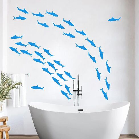Octopus Wall Stickers 3D Ocean Animal Wall Decals Sea Life Wall Decals Under The Sea Animal Wall Stickers Octopus Wall Mural Decal 3D Ocean Wall Decals for Kids Room Bedroom Playroom Decor in Kuwait