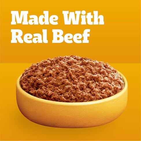 PEDIGREE CHOPPED GROUND DINNER طعام الكلاب الرطب الناعم للبالغين، مجموعة متنوعة من 30 قطعة، أكياس 3.5 أونصة in Kuwait