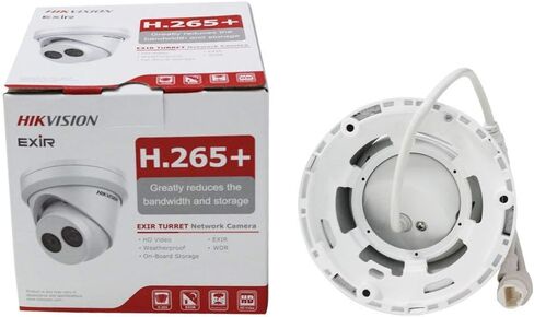 كاميرا هيكفيجن 4 ميجابكسل DS-2CD2343G2-I عدسة 2.8 ملم أصلية تعمل بالأشعة تحت الحمراء شبكة PoE، H.265+، IP67 مقاومة للطقس، كشف الوجه، النسخة الإنجليزية الدولية in Saudi Arabia