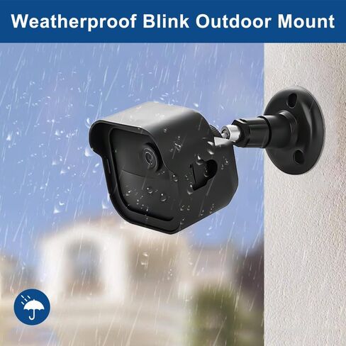 3 Packs Blink Outdoor Camera Mount Compatible with Blink 4th and 3rd Gen Outdoor Camera, 360° Degree Adjustable Security Mounting Bracket,Camera Not Included in Saudi Arabia