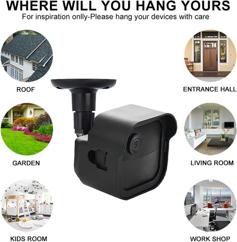 3 Packs Blink Outdoor Camera Mount Compatible with Blink 4th and 3rd Gen Outdoor Camera, 360° Degree Adjustable Security Mounting Bracket,Camera Not Included in Saudi Arabia