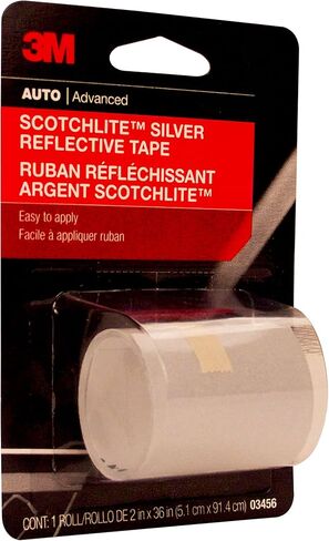 3M Scotchlite Red Reflective Tape, 03458, 1 in x 36 in, 1 Roll in Kuwait