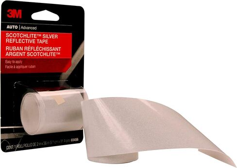 3M Scotchlite Red Reflective Tape, 03458, 1 in x 36 in, 1 Roll in Kuwait