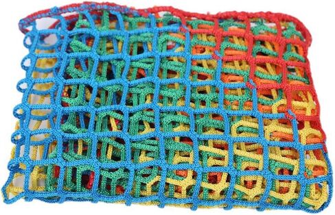 KACQIHTU Rope Net Kids Safety Netting Stair Balcony Railing Child Safety Net Playground Netting Patio Fence Protection Net Pet Toy Anti-Fall Rope Netting Multicolour in Kuwait