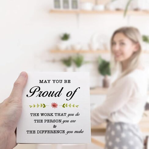 Live Every Day Like It's Pretzel Day Wooden Sign Desk Decor,Inspirational Positive Wood Block Sign Desk Decorations for Home Office Desk Shelf Table Decor in Kuwait