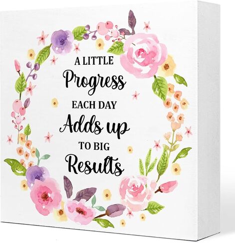 Live Every Day Like It's Pretzel Day Wooden Sign Desk Decor,Inspirational Positive Wood Block Sign Desk Decorations for Home Office Desk Shelf Table Decor in Kuwait