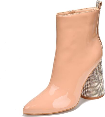 Biba Patent Rhinestone High Block Ankle Boots (Biba) in Saudi Arabia