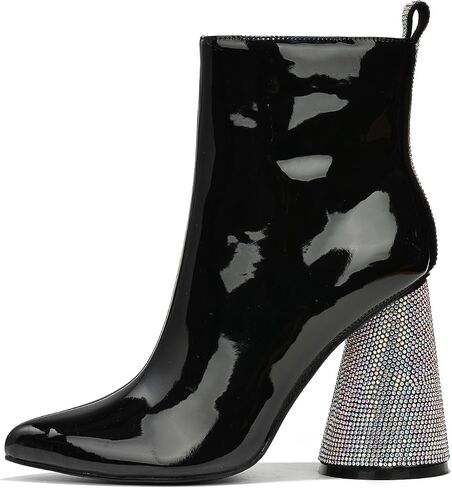 Biba Patent Rhinestone High Block Ankle Boots (Biba) in Saudi Arabia