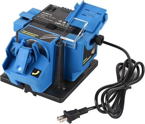 Multifunctional Sharpener, Multifunctional Electric Sharpener Drill Bit Sharpener for Straight Knives Scissors Drill Bit Planer (US Plug 110V) in Saudi Arabia