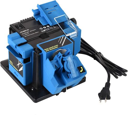 Multifunctional Sharpener, Multifunctional Electric Sharpener Drill Bit Sharpener for Straight Knives Scissors Drill Bit Planer (US Plug 110V) in Saudi Arabia