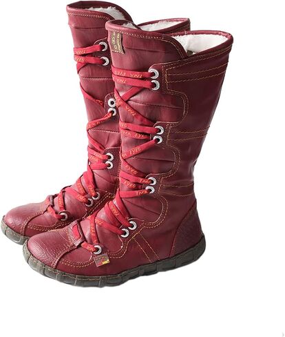 TMA EYES Snake-Embossed Leather and PU Upper Women's Tall Boot in Saudi Arabia