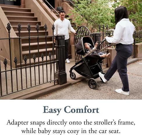 Inglesina Electa Car Seat Adapter for Infant Stroller – Compatible with Nuna, Maxi-COSI, Cybex and Clek Car Seats – Easy-Install Adapter – Secure and Convenient for Your Baby’s Stroller Travel System in Saudi Arabia