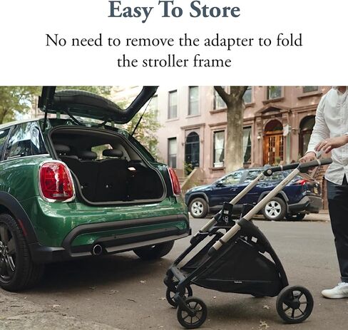 Inglesina Electa Car Seat Adapter for Infant Stroller – Compatible with Nuna, Maxi-COSI, Cybex and Clek Car Seats – Easy-Install Adapter – Secure and Convenient for Your Baby’s Stroller Travel System in Saudi Arabia