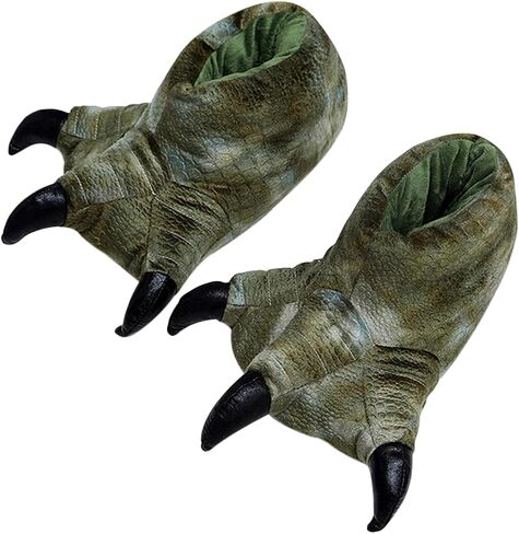 Unisex Adult Monster Paw Slippers Cute Warm Animal Claw Costume House Shoes Plush Indoor Winter Closed Back Shoes in Kuwait