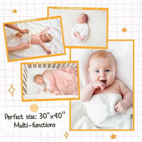 Pavo Swaddle Baby Blanket - Love You to The Moon and Back Elephant Baby Blanket - Ultra-Soft Fleece - Perfect, Baby Stuff for Newborn (Boy & Girl) - 30" x 40" in Kuwait