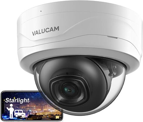4MP@30fps IP PoE Outdoor Starlight Camera-0.006Lux@F1.6, AI Human/Vehicle Detection, Intrusion/Tripwire Alarms, 100ft IR Night Vision, Metal IP67/IK10, 256GB SD Slot, DMSS/SmartPSS Lite in Saudi Arabia