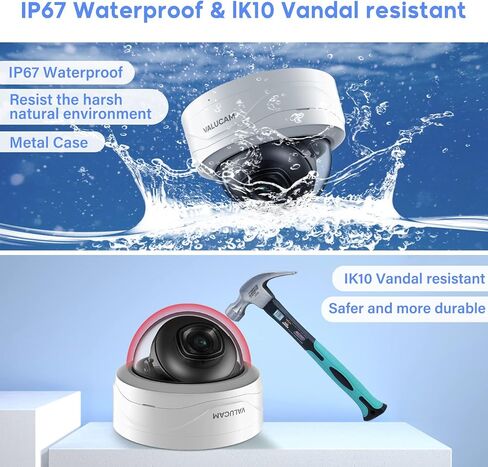 4MP@30fps IP PoE Outdoor Starlight Camera-0.006Lux@F1.6, AI Human/Vehicle Detection, Intrusion/Tripwire Alarms, 100ft IR Night Vision, Metal IP67/IK10, 256GB SD Slot, DMSS/SmartPSS Lite in Saudi Arabia